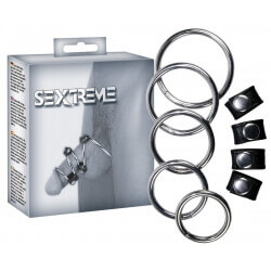 KIT RINGS PHALLIC COMPOSED OF 5 PIECES SEXTREME