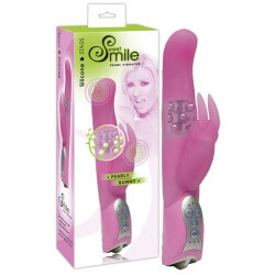 VIBRATOR RABBIT PEARLY BUNNY - SMILE - PINK