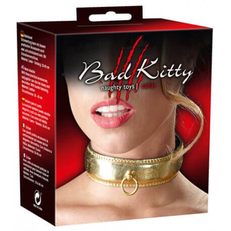 Collar gold Halsfessel Bad Kitty
