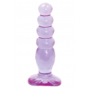 DILDO ANAL PLUG CRYSTAL JELLIES ANAL DELIGHT PURPLE
