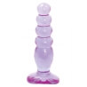 DILDO ANAL PLUG CRYSTAL JELLIES ANAL DELIGHT PURPLE
