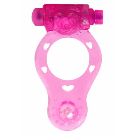 Anello vibrante POWER O VIBRATING COCK RING PINK