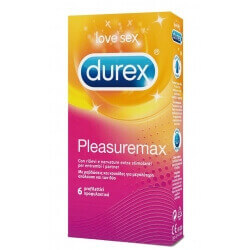 Profilattici Durex 'Pleasuremax' 6 Pezzi