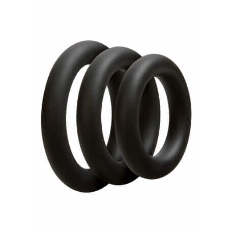 Kit of 3 Rings OptiMALE 3 C-Ring Set Thick Black