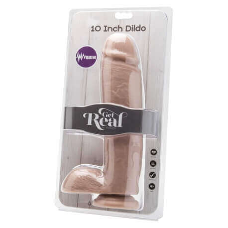 Super Vibrator Realistic with Suction cup, 26 cm