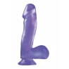 DILDO JOLLY RED BUTTCOCK SUCTION CUP