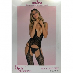 SUIT SEXY BODY-GLAMOUR-TREND BLACK ONE SIZE