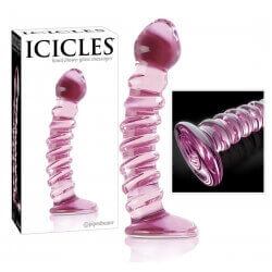 FOUL GLASS 'ICICLES NO. 28' - PINK