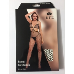 TUTA SEXY A  RETE PICCOLA A ROMBO MISURA UNICA